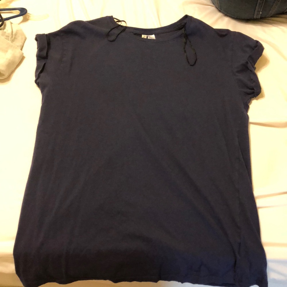 H&M Dark blue T-shirt dress